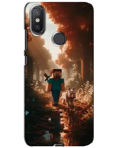 Чехол для Xiaomi Mi A2 Lite с картинкой «Стив в лесу» Чехол для Xiaomi Mi A2 Lite с картинкой «Стив в лесу»
