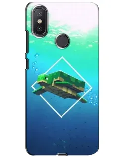 Чехол для Xiaomi Mi A2 Lite с картинкой «Черепаха Minecraft» Чехол для Xiaomi Mi A2 Lite с картинкой «Черепаха Minecraft»