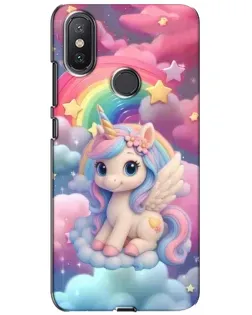 Чехол для Xiaomi Mi A2 Lite с картинкой «Маленький единорог»
