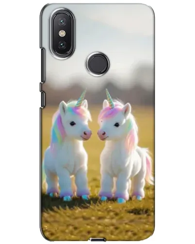 Чехол для Xiaomi Mi A2 Lite с картинкой «Пара единорогов» Чехол для Xiaomi Mi A2 Lite с картинкой «Пара единорогов»