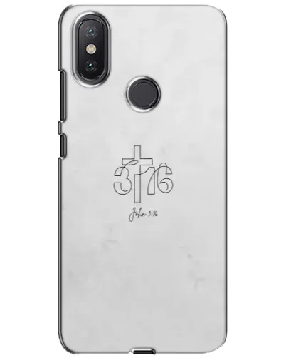 Чехол для Xiaomi Mi A2 Lite с картинкой «Иоанна 3:16 Крест» Чехол для Xiaomi Mi A2 Lite с картинкой «Иоанна 3:16 Крест»