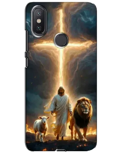 Чехол для Xiaomi Mi A2 Lite с картинкой «Лев Иуды и Свет» Чехол для Xiaomi Mi A2 Lite с картинкой «Лев Иуды и Свет»