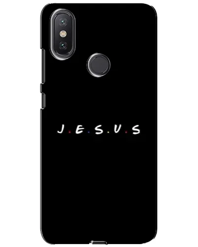 Чехол для Xiaomi Mi A2 Lite с картинкой «Точки веры J.E.S.U.S.» Чехол для Xiaomi Mi A2 Lite с картинкой «Точки веры J.E.S.U.S.»