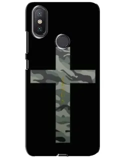 Чехол для Xiaomi Mi A2 Lite с картинкой «Милитари Крест»