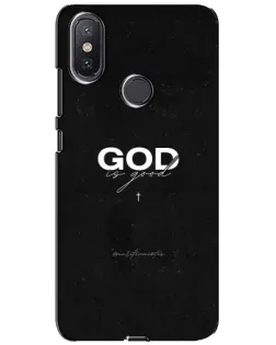 Чехол для Xiaomi Mi A2 Lite с картинкой «GOD — Бог над всем»