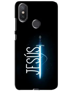 Чехол для Xiaomi Mi A2 Lite с картинкой «Меч Духа Jesus»
