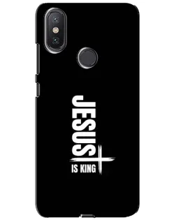 Чехол для Xiaomi Mi A2 Lite с картинкой «Вертикаль веры Jesus»