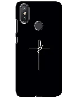 Чехол для Xiaomi Mi A2 Lite с картинкой «Тонкий крест» Чехол для Xiaomi Mi A2 Lite с картинкой «Тонкий крест»