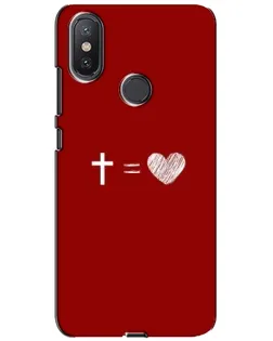Чехол для Xiaomi Mi A2 Lite с картинкой «Уравнение любви» Чехол для Xiaomi Mi A2 Lite с картинкой «Уравнение любви»