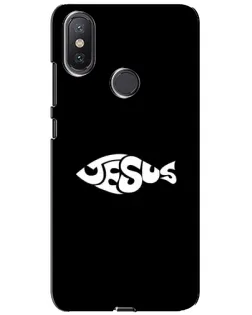 Чехол для Xiaomi Mi A2 Lite с картинкой «Рыба Jesus» Чехол для Xiaomi Mi A2 Lite с картинкой «Рыба Jesus»