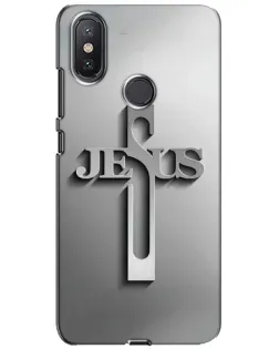 Чехол для Xiaomi Mi A2 Lite с картинкой «Металлический крест Jesus» Чехол для Xiaomi Mi A2 Lite с картинкой «Металлический крест Jesus»