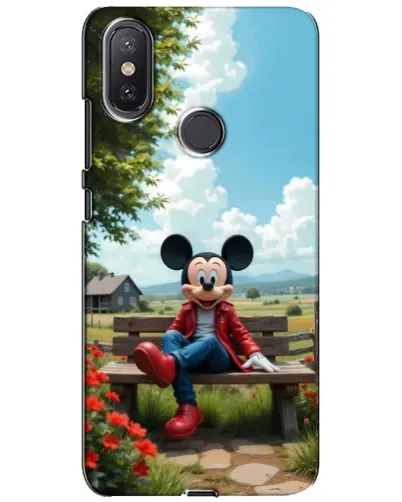 Чехол для Xiaomi Mi A2 Lite с картинкой «Микки на скамейке» Чехол для Xiaomi Mi A2 Lite с картинкой «Микки на скамейке»