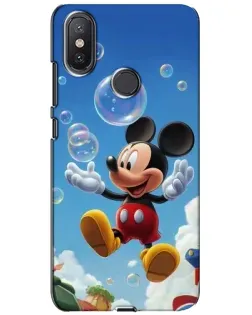 Чехол для Xiaomi Mi A2 Lite с картинкой «Mickey и мыльные пузыри»