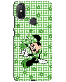 Чехол для Xiaomi Mi A2 Lite с картинкой «Mickey в клетку»