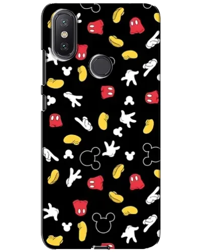 Чехол для Xiaomi Mi A2 Lite с картинкой «Графический принт лапок» Чехол для Xiaomi Mi A2 Lite с картинкой «Графический принт лапок»