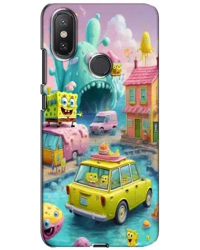 Чехол для Xiaomi Mi A2 Lite с картинкой «Монстр-трак приключения»
