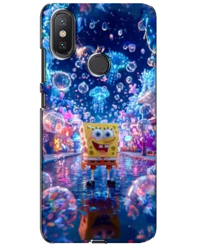 Чехол для Xiaomi Mi A2 Lite с картинкой «Неоновый океан»