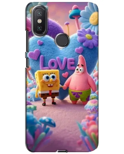 Чехол для Xiaomi Mi A2 Lite с картинкой «Губка Боб Патрик»