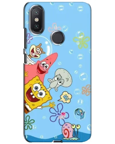 Чехол для Xiaomi Mi A2 Lite с картинкой «Веселые пузырьки»