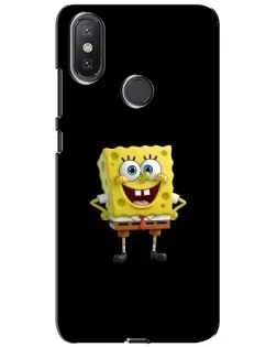 Чехол для Xiaomi Mi A2 Lite с картинкой «Классический Губка Боб»