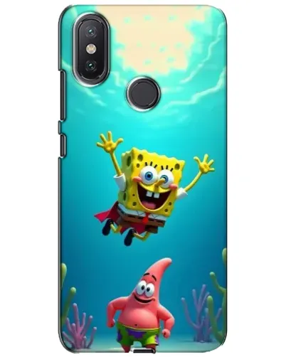Чехол для Xiaomi Mi A2 Lite с картинкой «Спанч Боб под водой» Чехол для Xiaomi Mi A2 Lite с картинкой «Спанч Боб под водой»