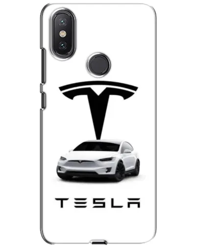 Чехол для Xiaomi Mi A2 Lite с картинкой «Tesla White Style» Чехол для Xiaomi Mi A2 Lite с картинкой «Tesla White Style»