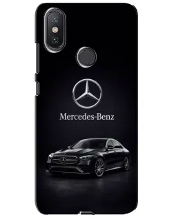 Чехол для Xiaomi Mi A2 Lite с картинкой «Mercedes — решетка радиатора»