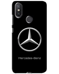 Чехол для Xiaomi Mi A2 Lite с картинкой «Mercedes Silver Logo»