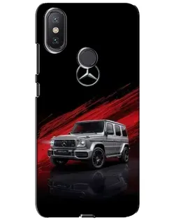 Чехол для Xiaomi Mi A2 Lite с картинкой «Mercedes G-Class красный»