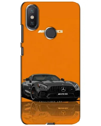 Чехол для Xiaomi Mi A2 Lite с картинкой «Оранжевый Mercedes AMG» Чехол для Xiaomi Mi A2 Lite с картинкой «Оранжевый Mercedes AMG»