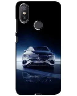 Чехол для Xiaomi Mi A2 Lite с картинкой «Ночной Mercedes EQ»