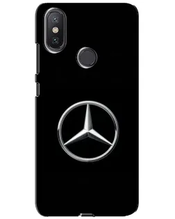 Чехол для Xiaomi Mi A2 Lite с картинкой «Mercedes классический лого»