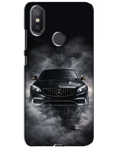 Чехол для Xiaomi Mi A2 Lite с картинкой «Mercedes в дыму» Чехол для Xiaomi Mi A2 Lite с картинкой «Mercedes в дыму»