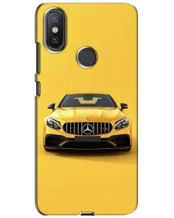 Чехол для Xiaomi Mi A2 Lite с картинкой «Желтый Mercedes GT»