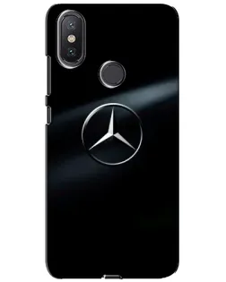 Чехол для Xiaomi Mi A2 Lite с картинкой «Mercedes на металле»