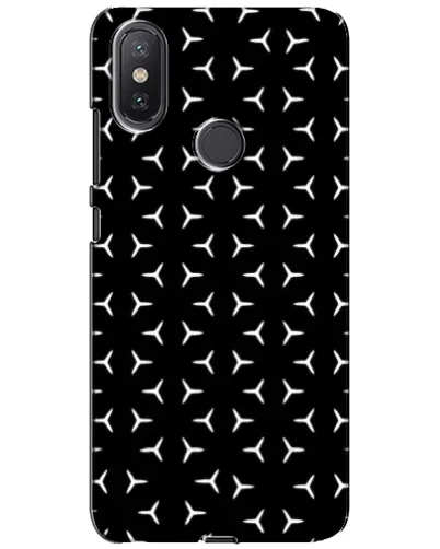 Чехол для Xiaomi Mi A2 Lite с картинкой «Mercedes паттерн звезд» Чехол для Xiaomi Mi A2 Lite с картинкой «Mercedes паттерн звезд»