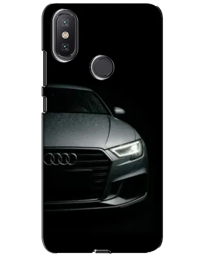 Чехол для Xiaomi Mi A2 Lite с картинкой «Audi — детализация кузова»