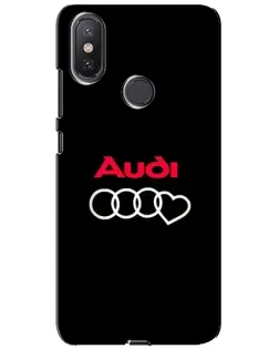 Чохол для Xiaomi Mi A2 Lite з картинкою «Логотип Audi Heart» Чохол для Xiaomi Mi A2 Lite з картинкою «Логотип Audi Heart»