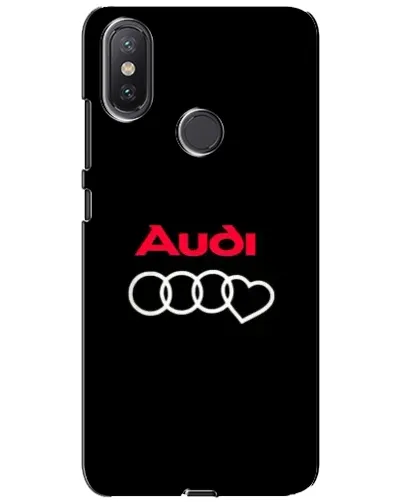 Чехол для Xiaomi Mi A2 Lite с картинкой «Логотип Audi Heart»