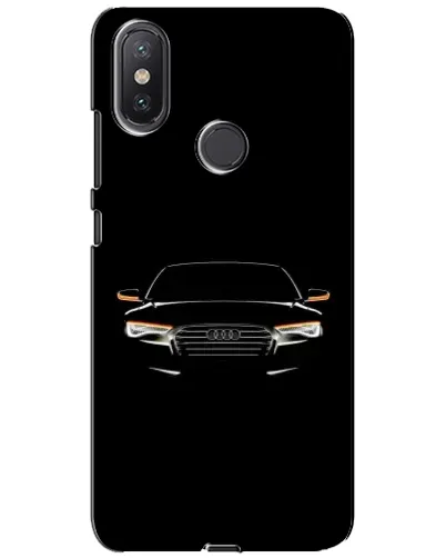 Чехол для Xiaomi Mi A2 Lite с картинкой «Audi — ночной контур»