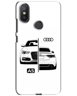 Чехол для Xiaomi Mi A2 Lite с картинкой «Audi — контрастный дизайн» Чехол для Xiaomi Mi A2 Lite с картинкой «Audi — контрастный дизайн»