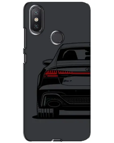 Чехол для Xiaomi Mi A2 Lite с картинкой «Задняя часть Audi — арт»