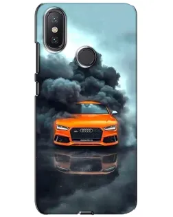 Чехол для Xiaomi Mi A2 Lite с картинкой «Audi в облаках дыма» Чехол для Xiaomi Mi A2 Lite с картинкой «Audi в облаках дыма»