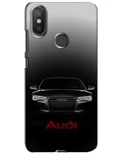 Чехол для Xiaomi Mi A2 Lite с картинкой «Audi — градиентный контур» Чехол для Xiaomi Mi A2 Lite с картинкой «Audi — градиентный контур»