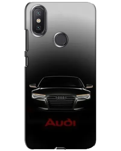 Чехол для Xiaomi Mi A2 Lite с картинкой «Audi — градиентный контур»