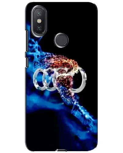 Чехол для Xiaomi Mi A2 Lite с картинкой «Энергия лого Audi»