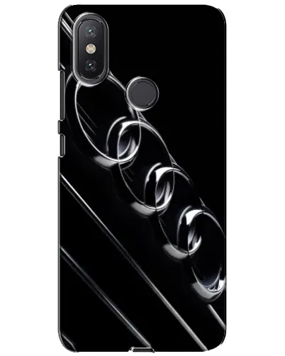 Чехол для Xiaomi Mi A2 Lite с картинкой «Audi — абстрактные кольца»