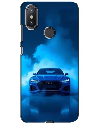 Чехол для Xiaomi Mi A2 Lite с картинкой «Audi — голубая энергия»