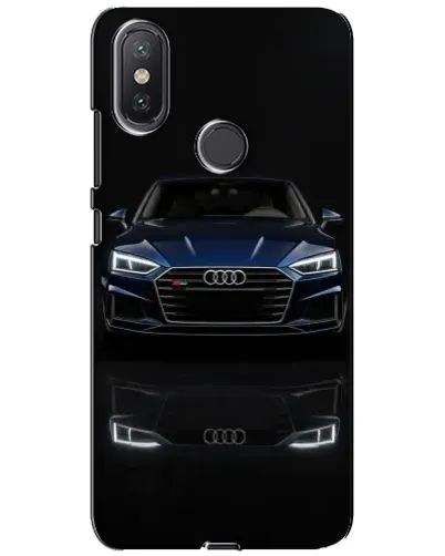 Чехол для Xiaomi Mi A2 Lite с картинкой «Audi — ночное отражение»