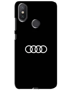 Чехол для Xiaomi Mi A2 Lite с картинкой «Audi White Logo» Чехол для Xiaomi Mi A2 Lite с картинкой «Audi White Logo»